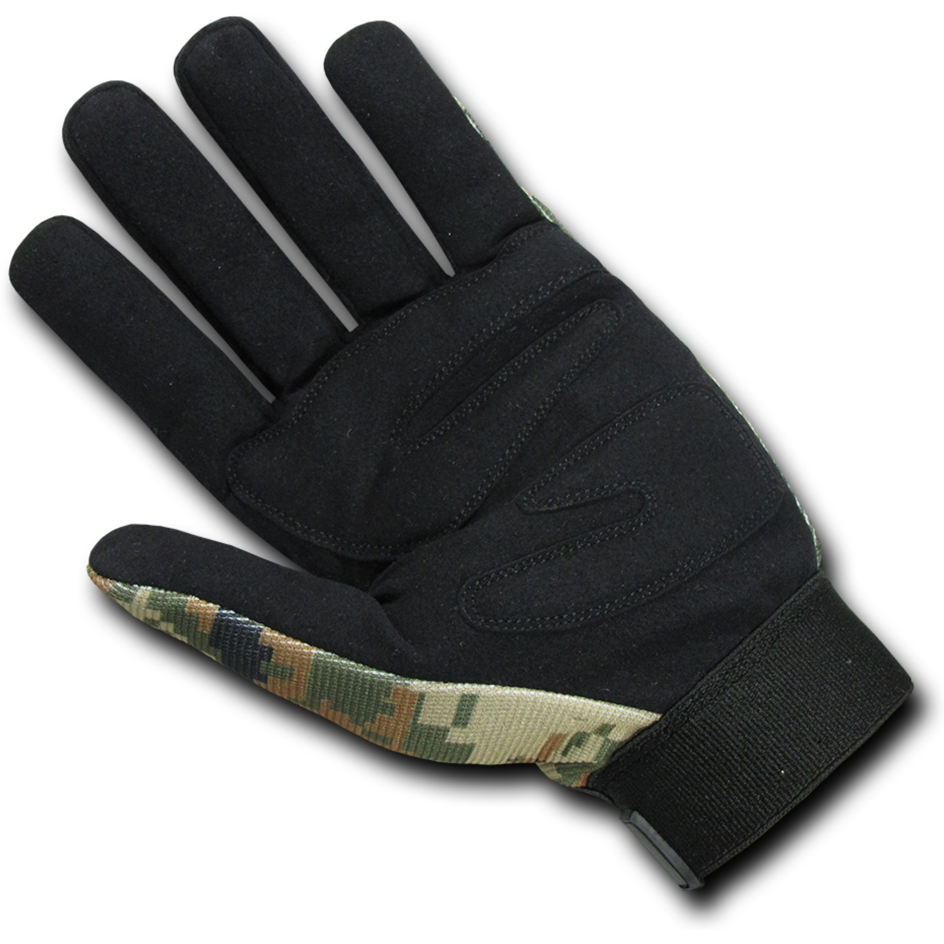 Digital Camo Tactical Glove, Woodland, M