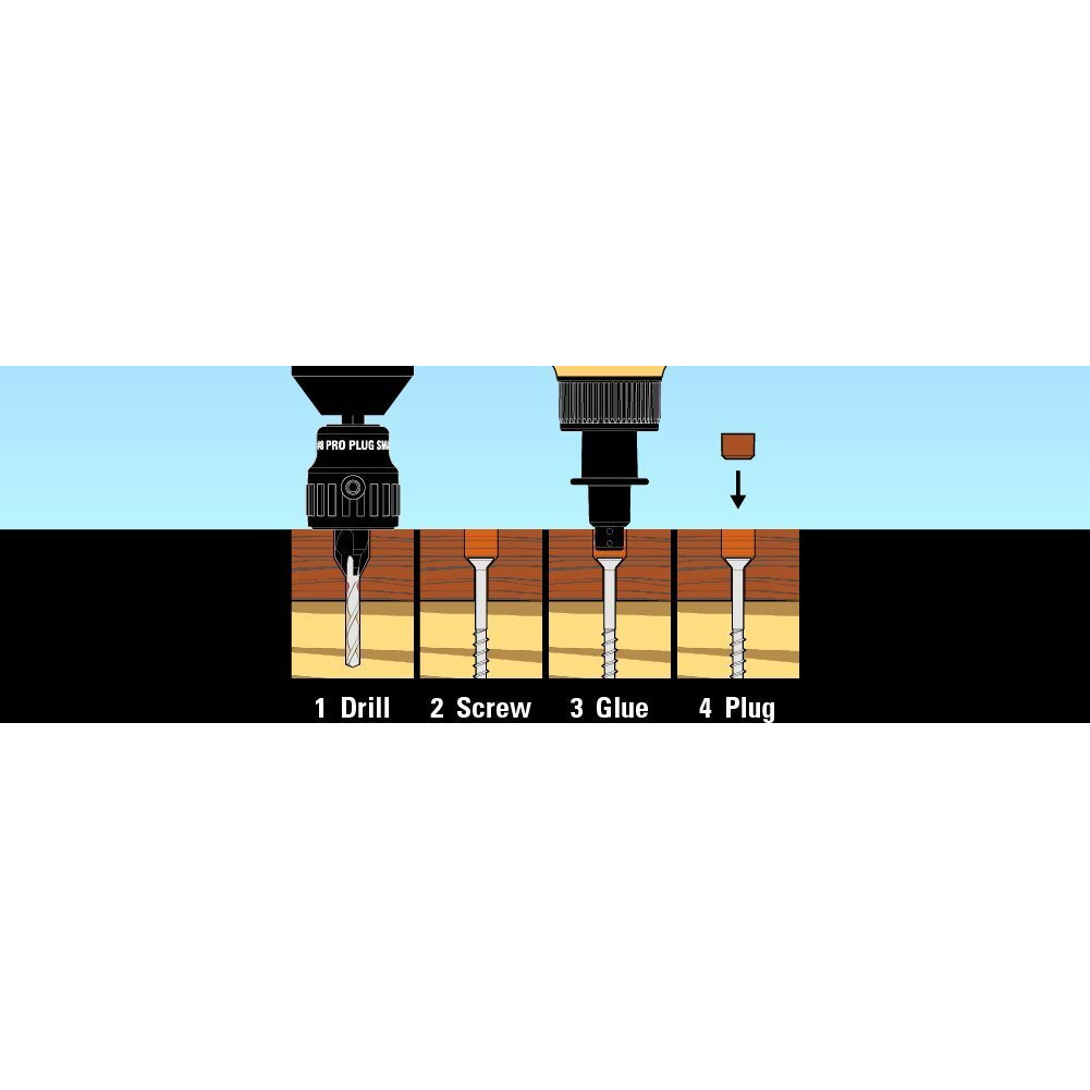 WOOD IPE PLUGS 8 (Pack of 1)