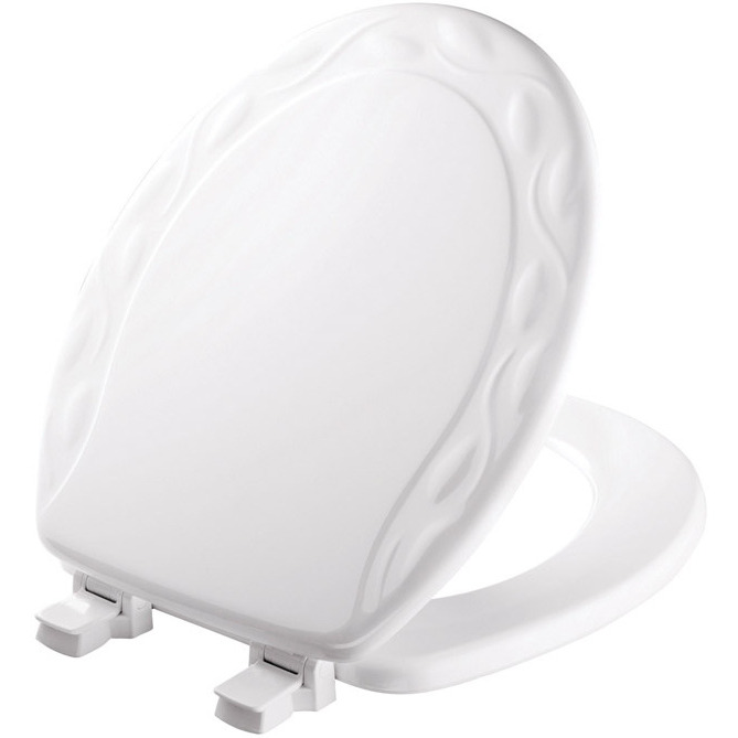 TOILET SEAT RND IVY WH (Pack of 1)
