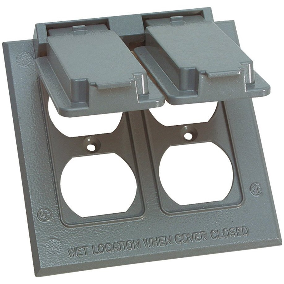 DUPLEX RECPTCLE COVER 2G (Pack of 1)