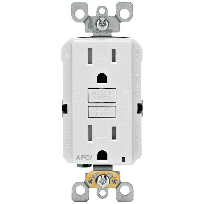 AFCI OUTLET15A WHT (Pack of 1)