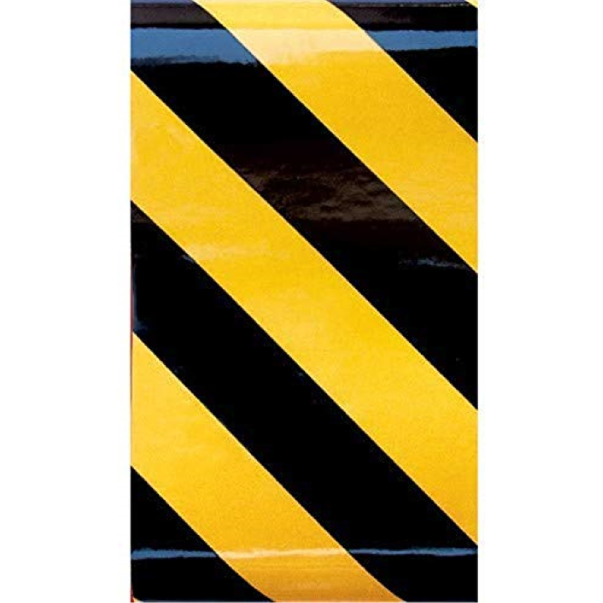 5028119 SAFETY TAPE BLK/YLW 24"" Hillman 2 in. W X 24 in. L Black/Yellow Reflective Safety Tape (Pack of 5)