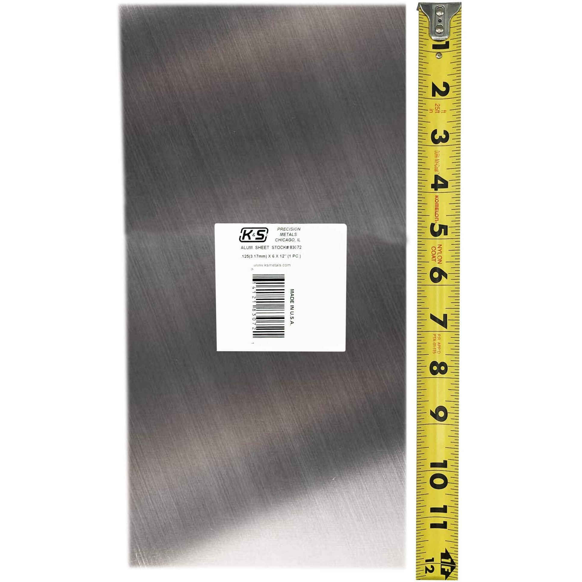 SHEET .125X6X12" ALUM (Pack of 1)