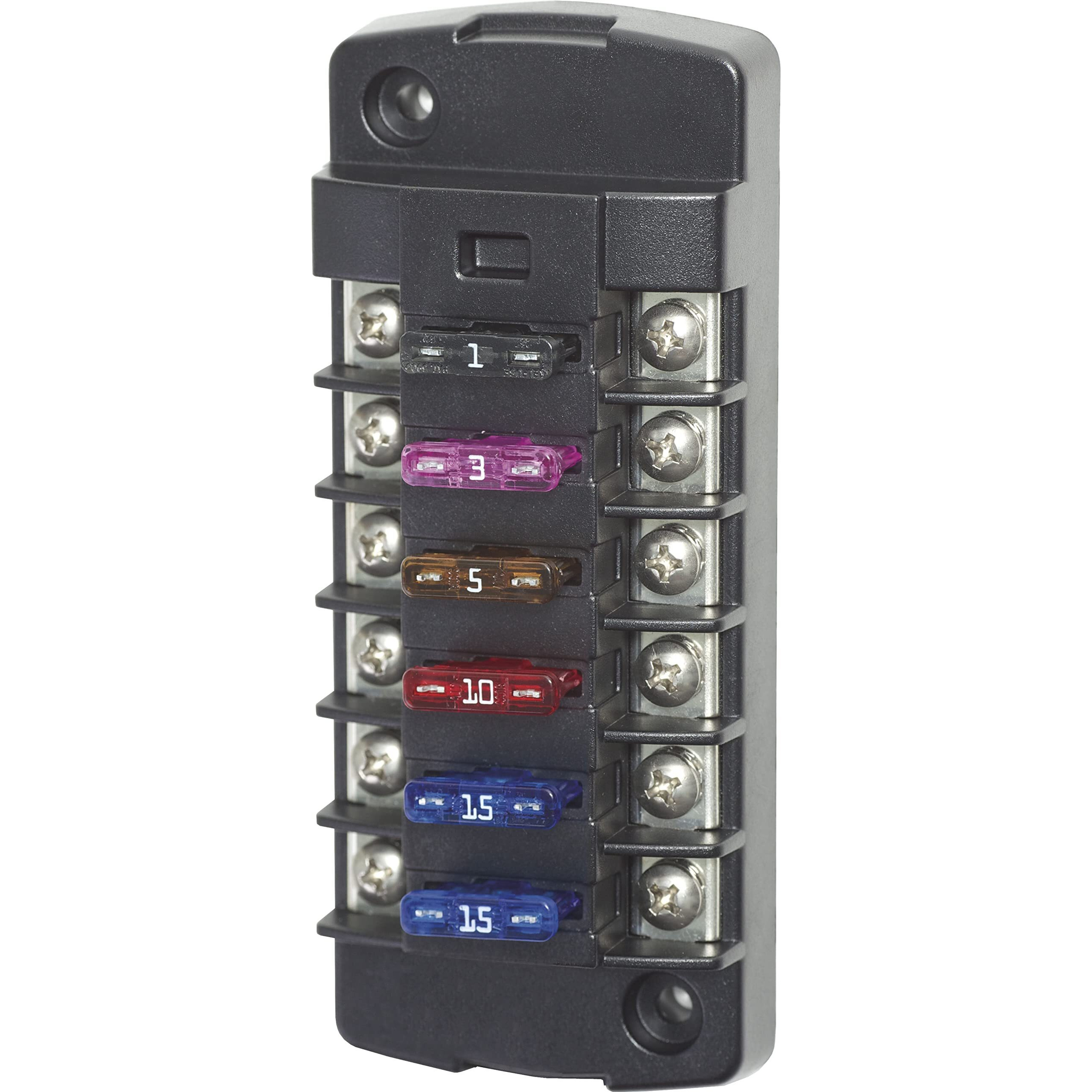 FUSE BLOCK STBLADE 6CIRC INDEPENDEN