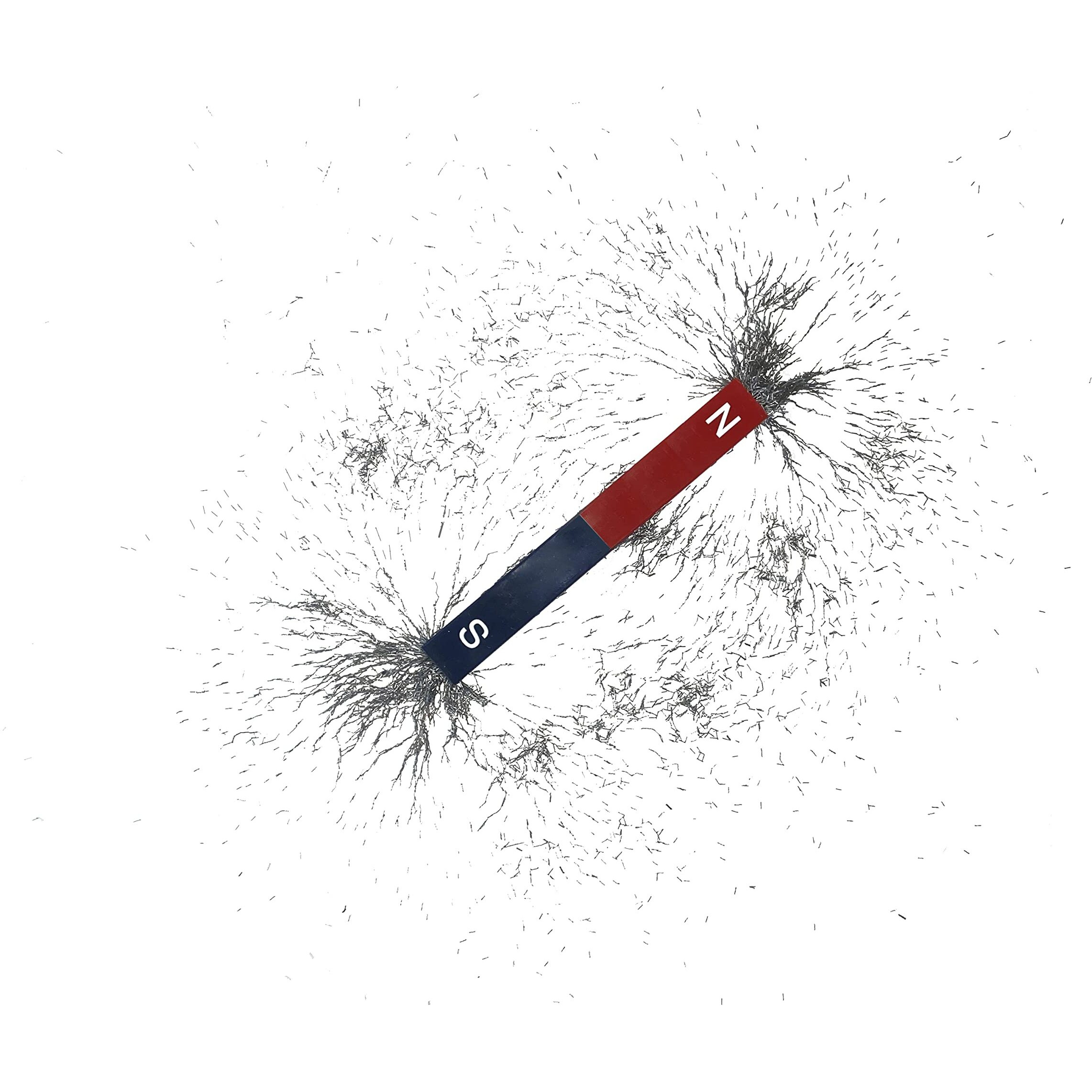 School Specialty Science Painted Steel Bar Magnets - Red and Blue