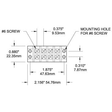 TERMINAL BLOCK/IND 4CIRC