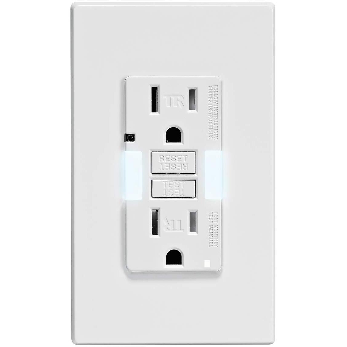GFI ST LIT RECPT TR WHT (Pack of 1)