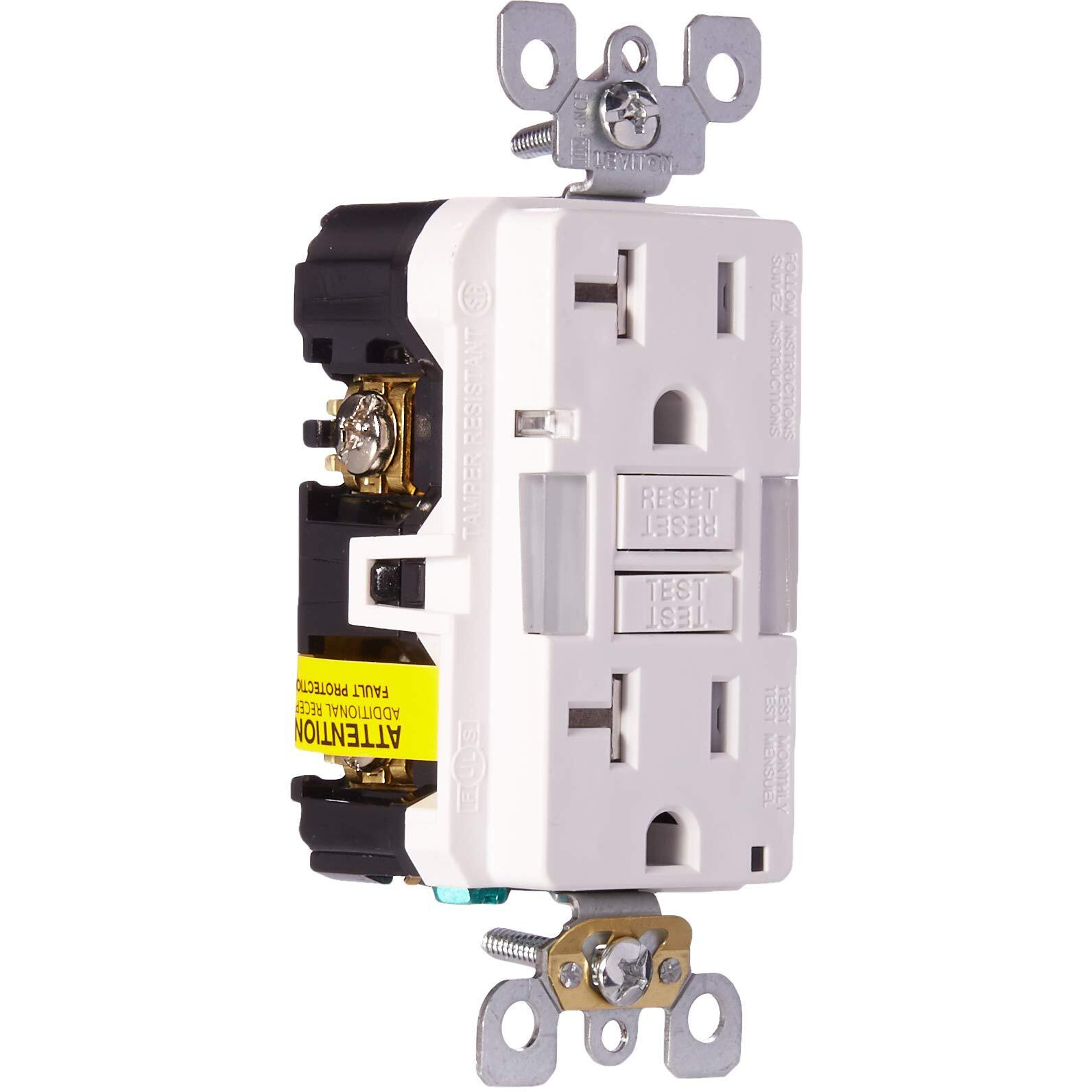 GFI ST LIT RECPT TR WHT (Pack of 1)