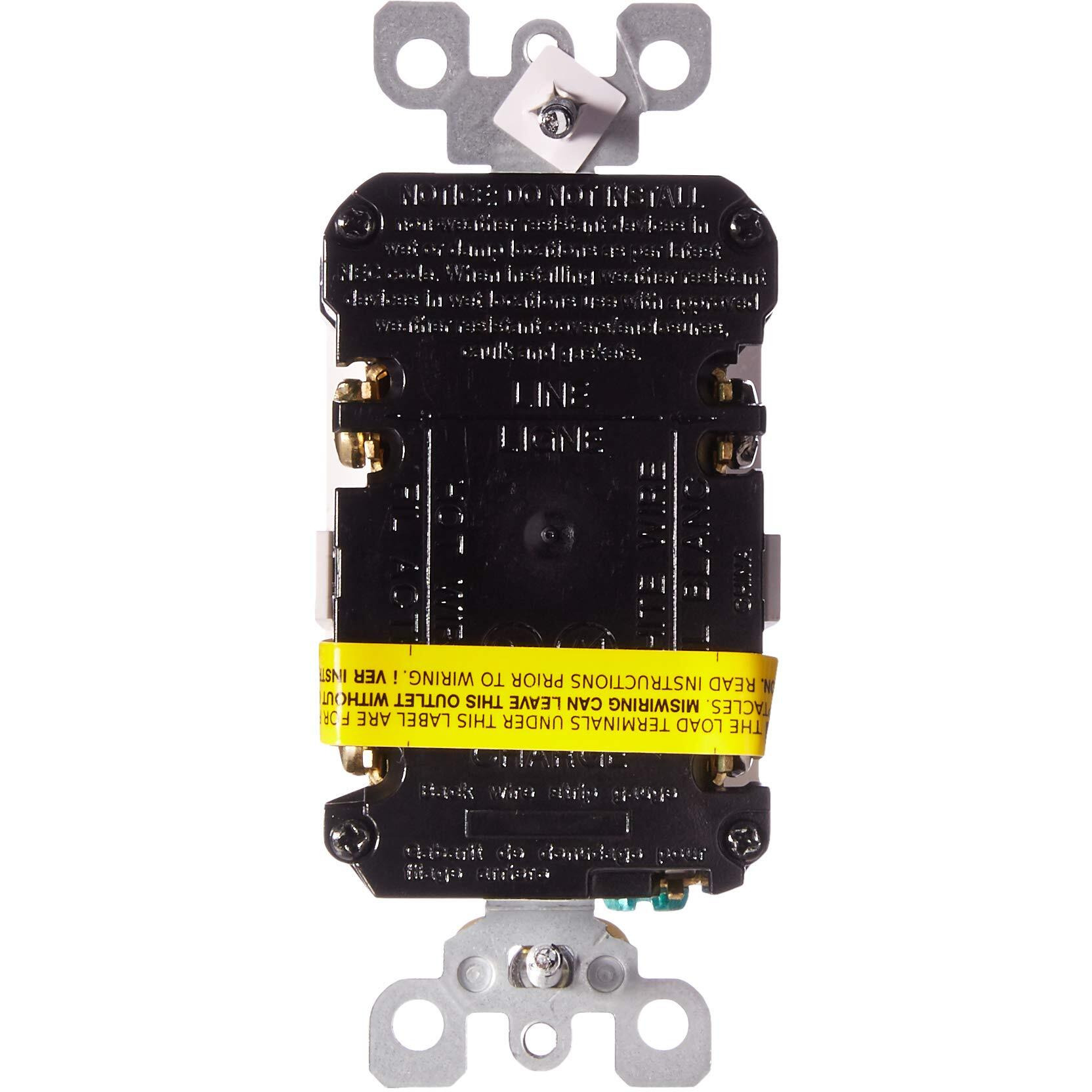 GFI ST LIT RECPT TR WHT (Pack of 1)