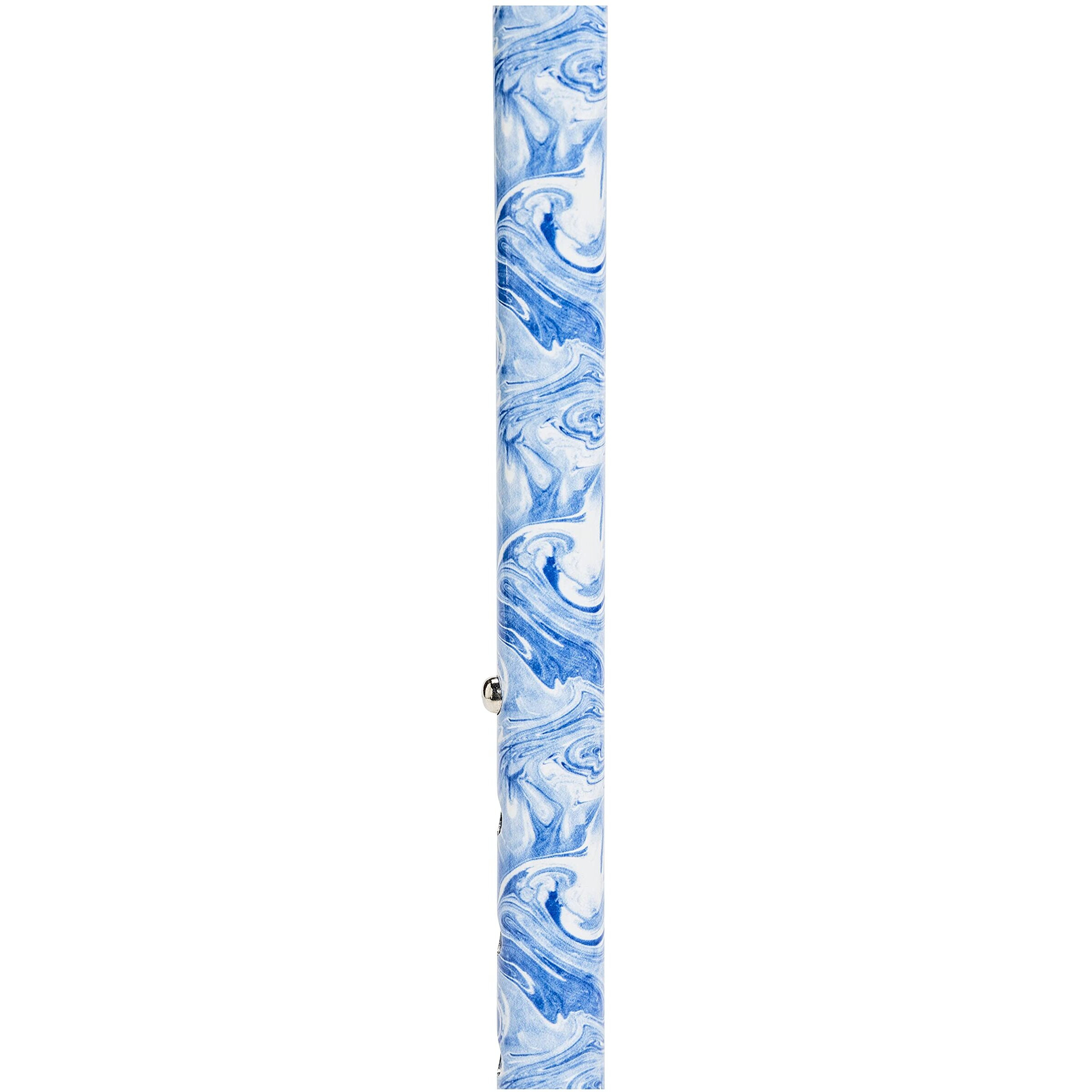 Drive Medical Foam Grip Walking Cane with Offset Handle, Swirl