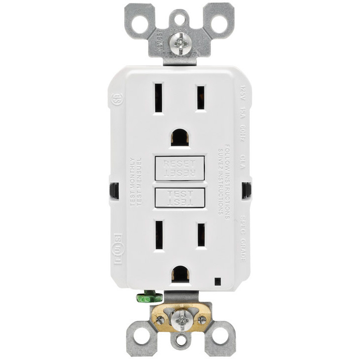 GFCI ST RECEPT 15A WHT (Pack of 1)