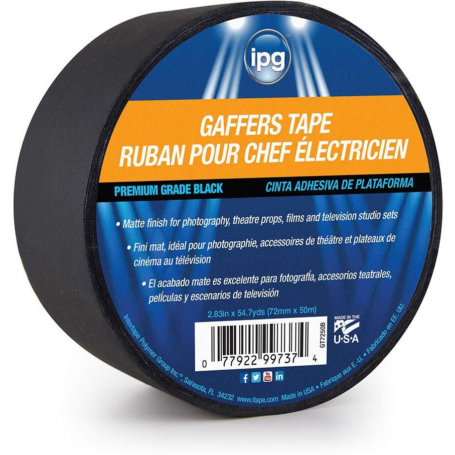 GAFFER TAPE 2.83X54.7BKS (Pack of 1)