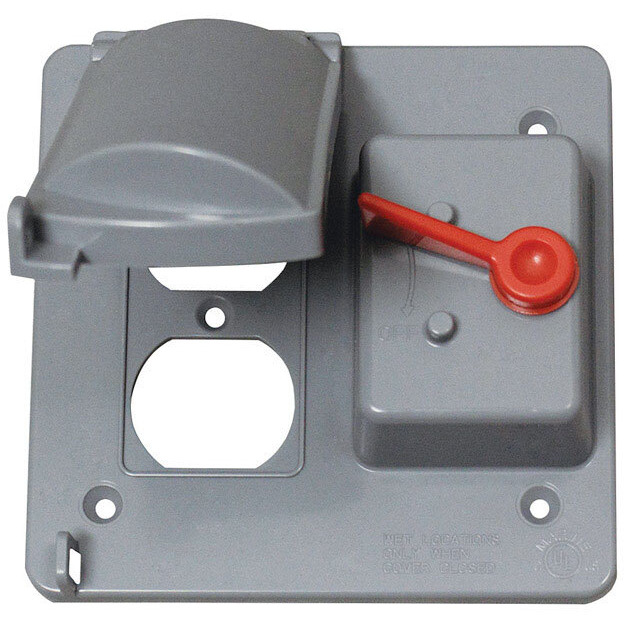 COVER COMBO 2G PLTC GRY (Pack of 1)