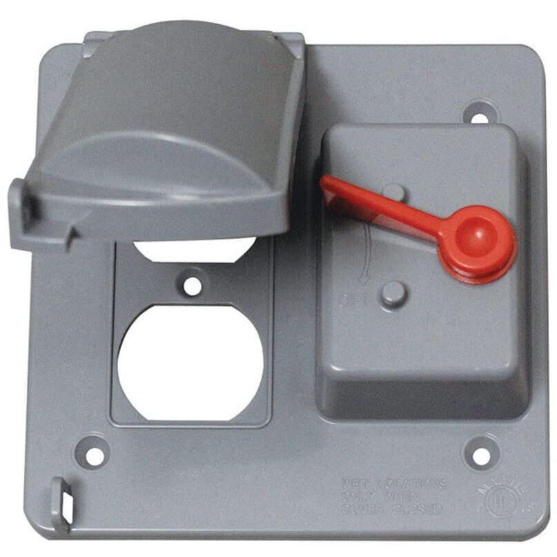 COVER COMBO 2G PLTC GRY (Pack of 1)