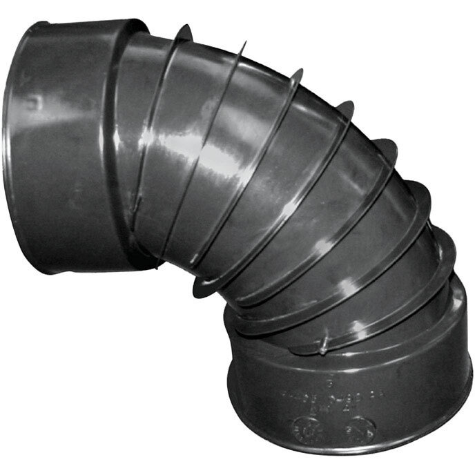 ELBOW CORRUGATE 3&quot90 (Pack of 1)