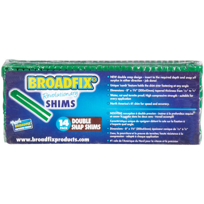 SHIM DBL SNAP PLSTC 1 (Pack of 1)