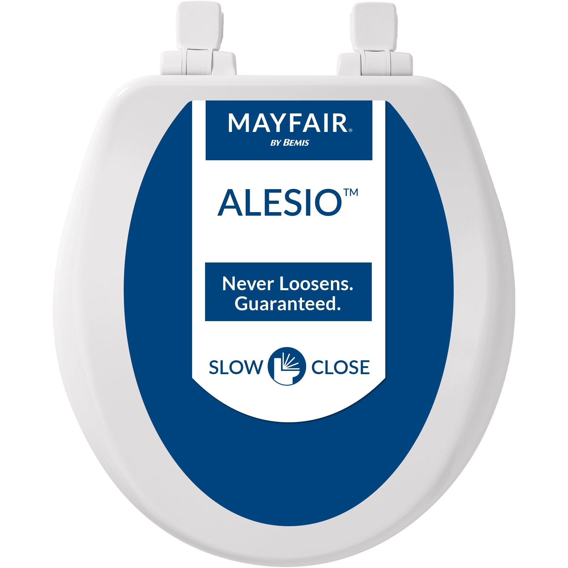 TOILET SEAT ROUND WD WHT (Pack of 1)