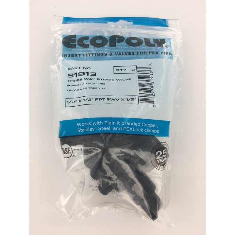 3WAY VLV 1/2 X 1/2FSWL (Pack of 1)