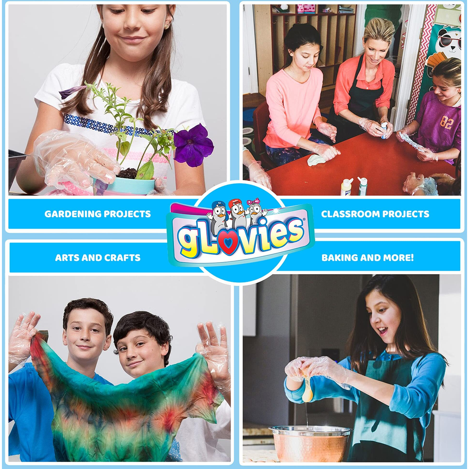 GLOVIES MULTIPURPOSE GLOVES 100 CT