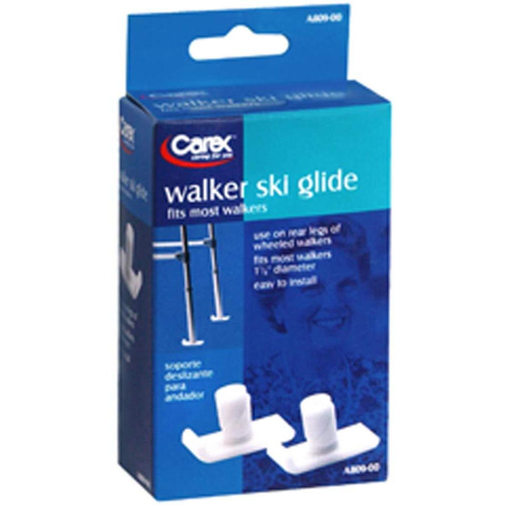 Carex Walker Ski Glides, Pack of 3