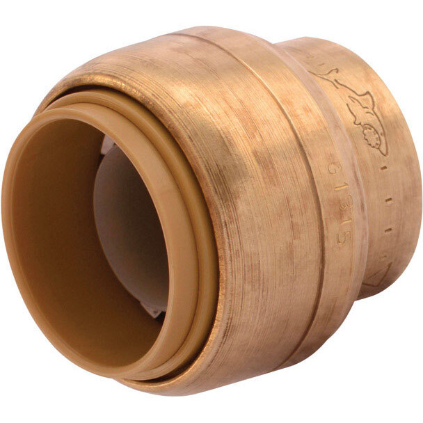 ENDSTP BRS 3/4&quotPSH 4P SB (Pack of 1)
