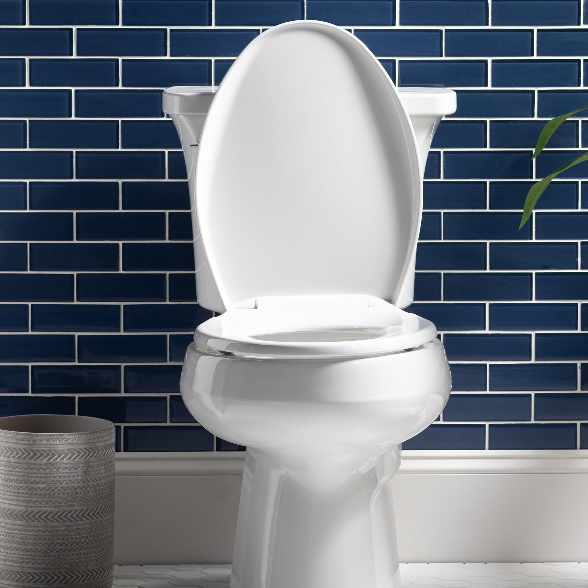 TOILET SEAT ELNG PLST WH (Pack of 1)