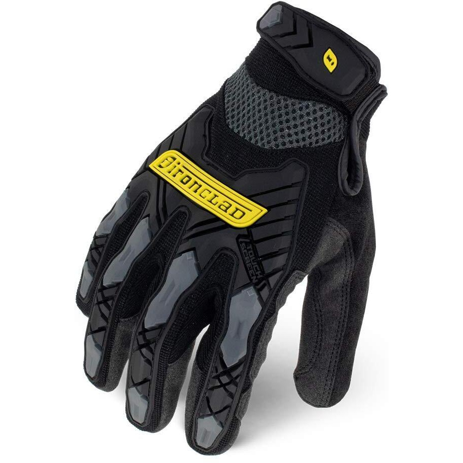 IMPACT GLOVES BLK/GRY L (Pack of 1)