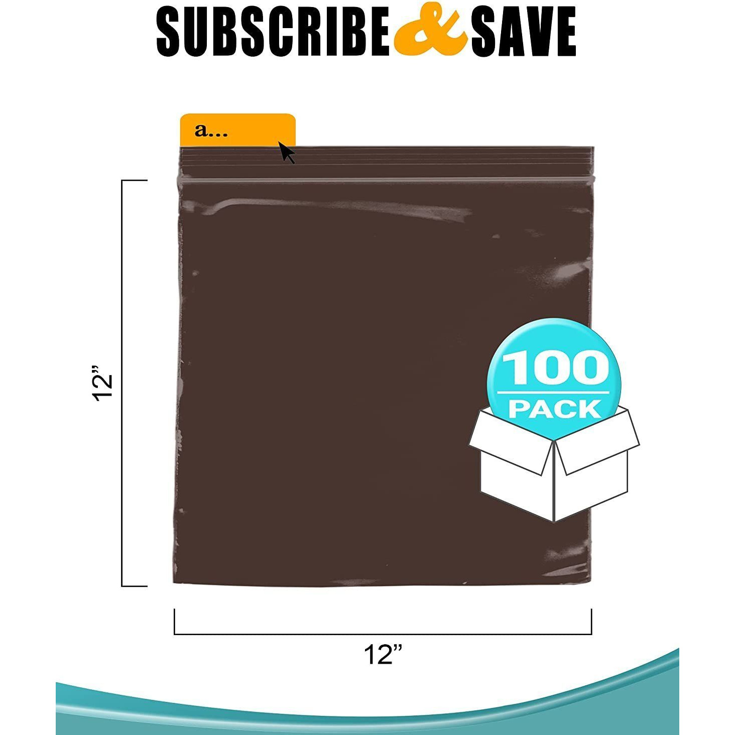 Amber Zip Bags 12x12 Inch Size Pack of 100 Brown Plastic Zip Bags Resealable Plastic Bags for Electronics & Light-Sensitive Products 3 Mil Thick Recloseable Sample Bags 12 x 12 Plastic Zip Bag(D0102HIXS6U)