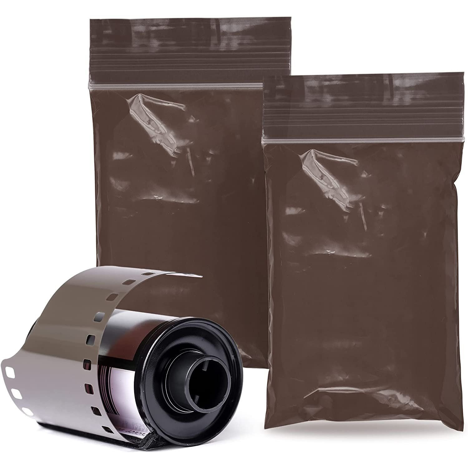 Pack of 100 Amber Zipper Bags 2 x 3 Seal Top Plastic Bags 2x3 Thickness 3 Mil Resealable Packing Bags for Storing Transporting UV Safety Bags for Electronics Lab Specimens Wholesale Price(D0102HIXSKW)