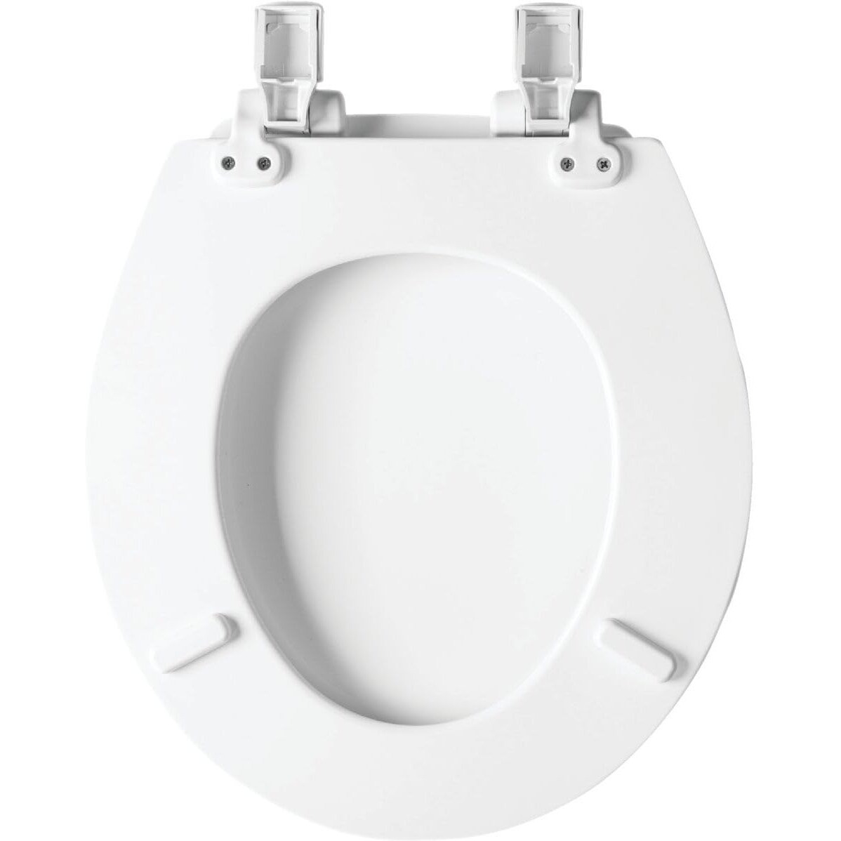 TOILET SEAT RND WOOD WH (Pack of 1)