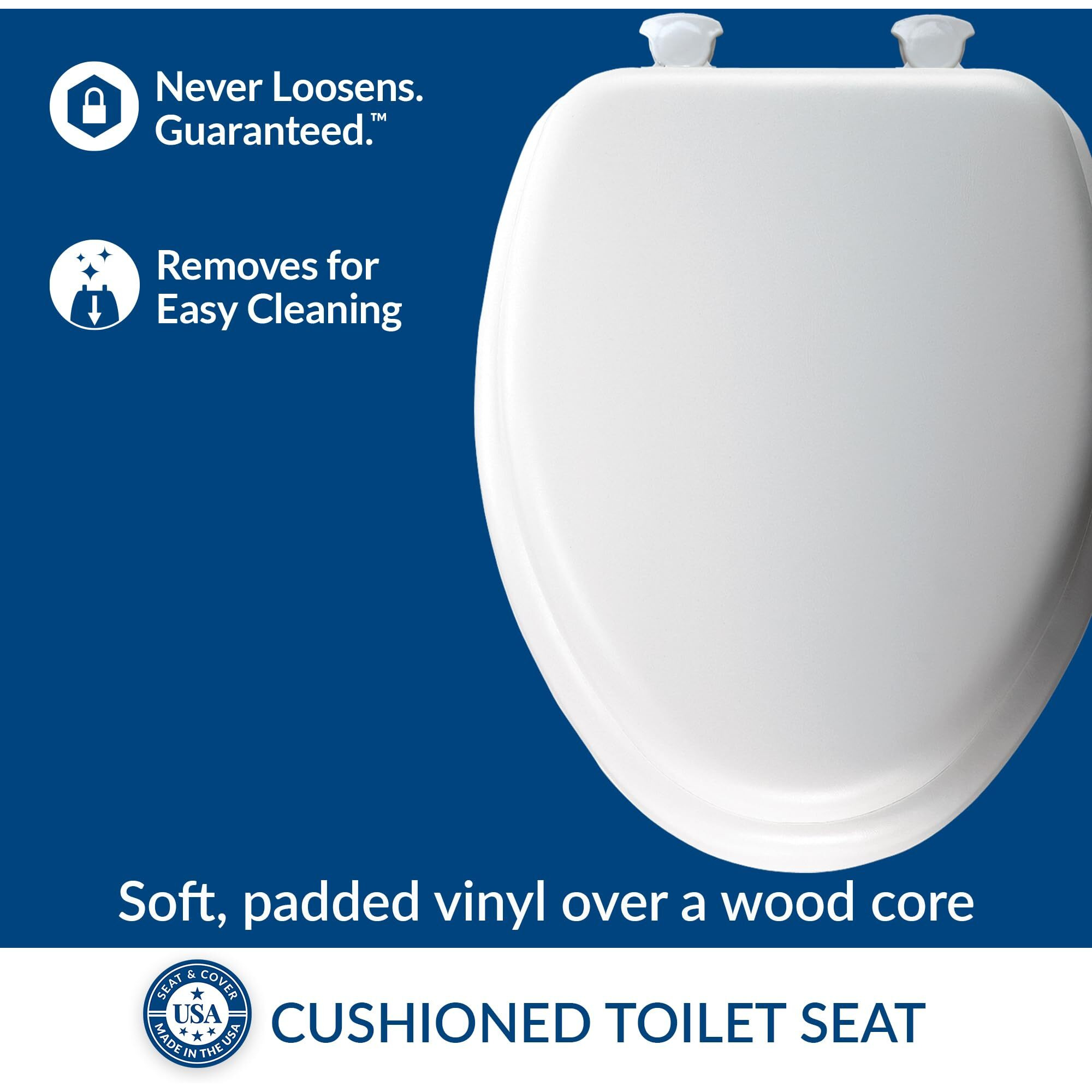 TLT SEAT ELNG SOFT WHT (Pack of 1)