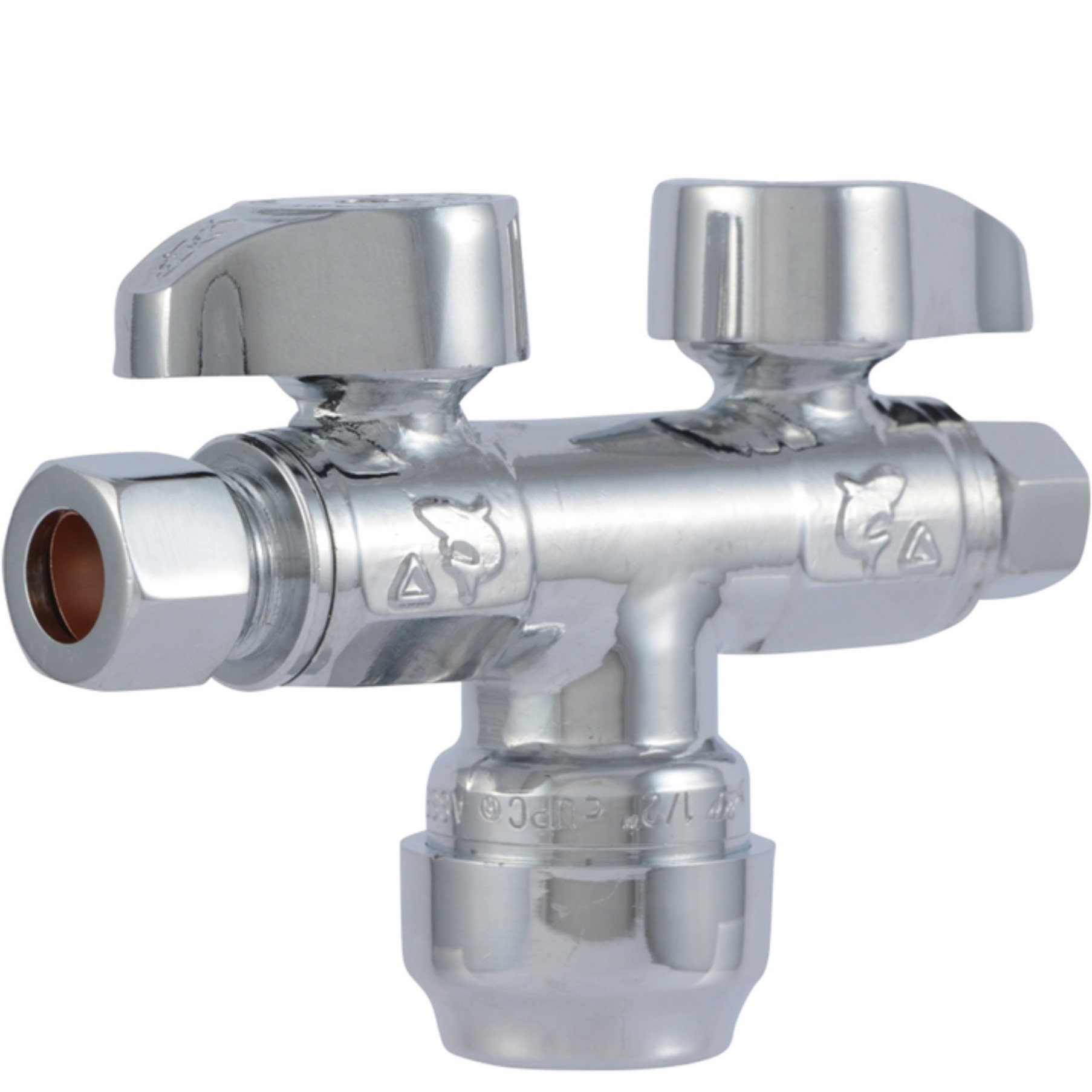 DUAL S/O VLV 1/2X3/8X1/4"" (Pack of 1)