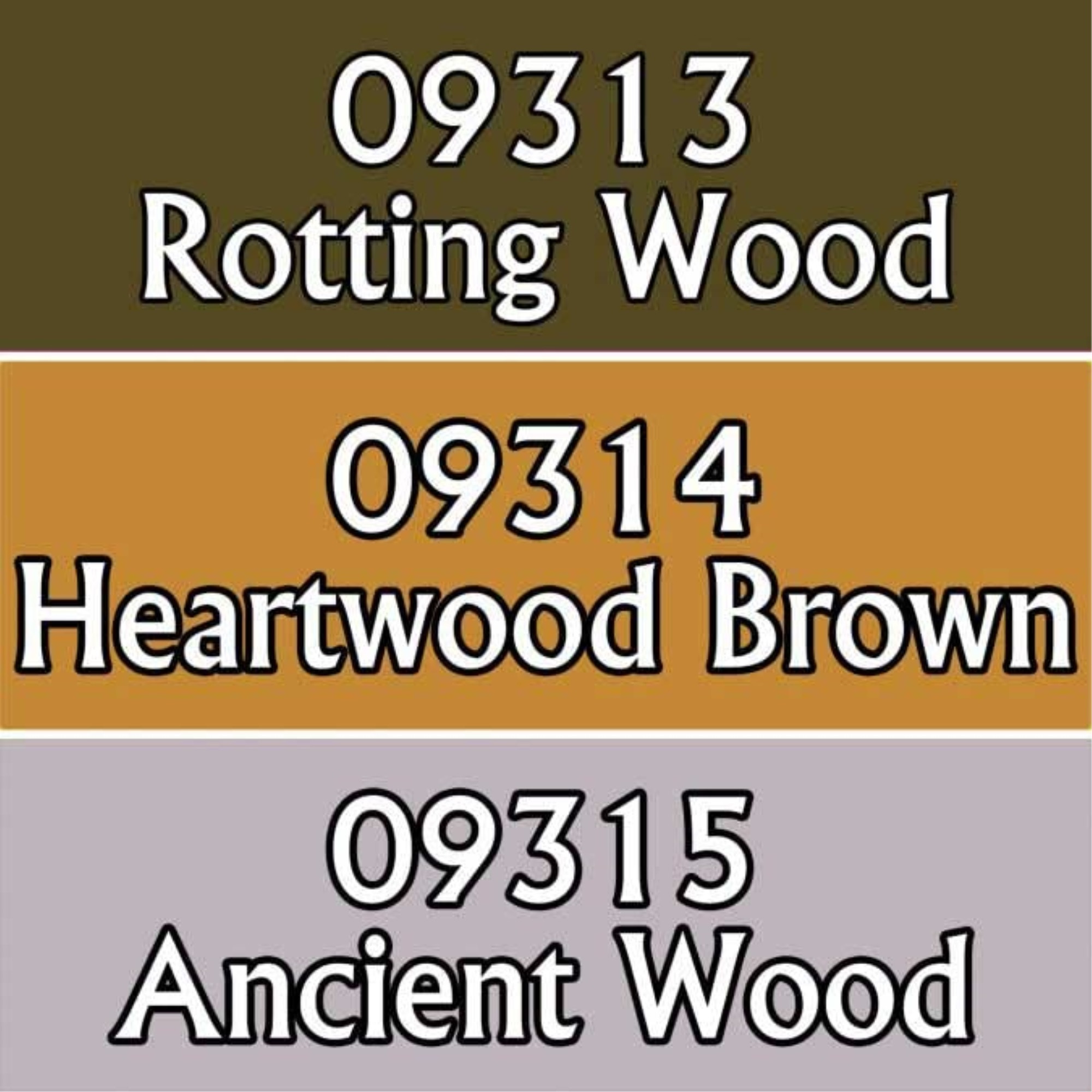 Master Series Paints Woods Triad