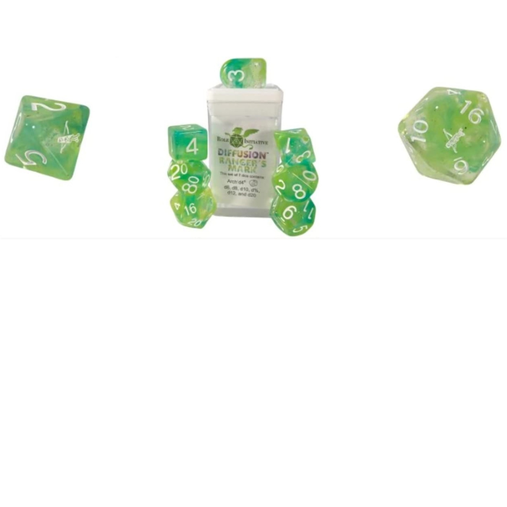 Role 4 Initiative Diffusion Poly Set - Ranger's Mark w/Class Symbol (7)