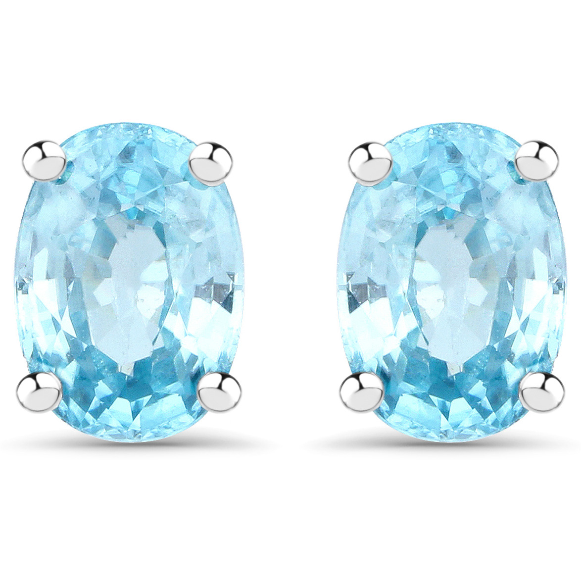 Blue Zircon Oval/7x5mm - 2/2.40 ctw