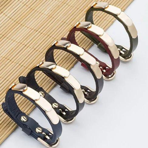 LinkBling Genuine Leather Bracelet(D0102HEYIWU.)