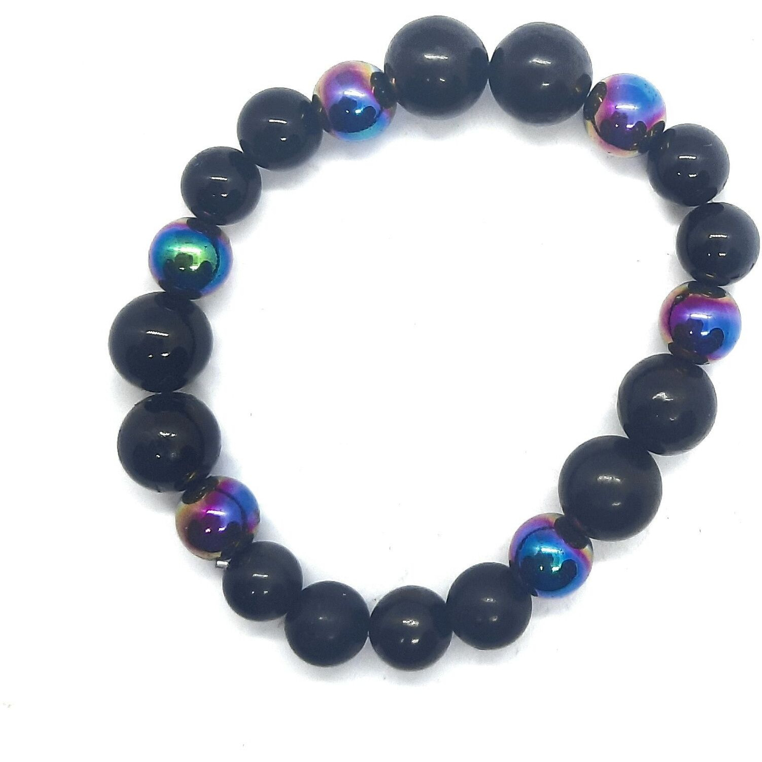 Power Bracelets for EMF 5g Protection Titanium Shungite copper Tourmaline - calming Bracelets(D0102HXUPQX)