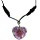 EMF 5g Shielding Orgone Heart calming Necklace with Shungite & Black Tourmaline(D0102HXUE16)