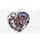 EMF 5g Shielding Orgone Heart calming Necklace with Shungite & Black Tourmaline(D0102HXUE16)
