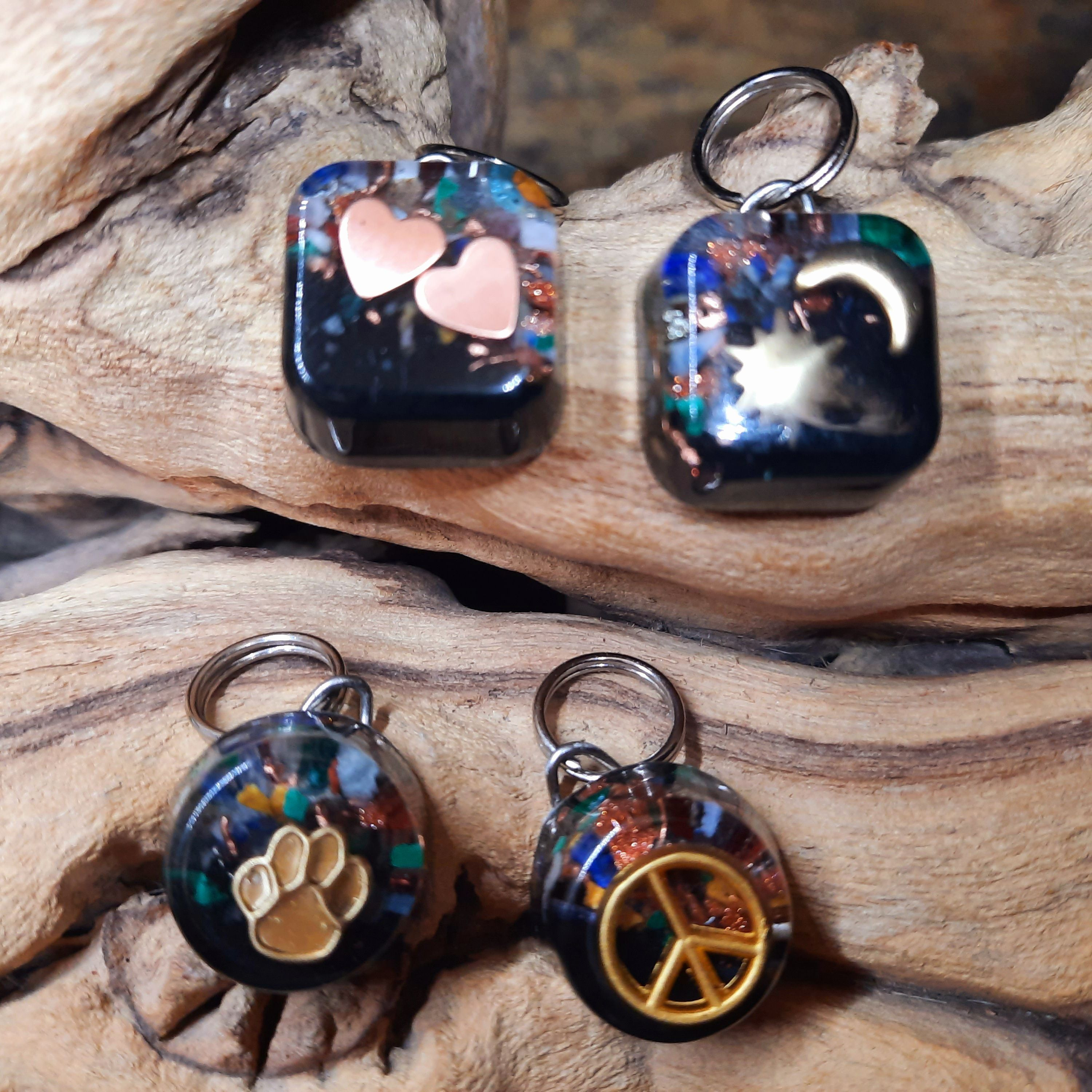 calming Dog charms EMF 5g Protection under 25 pounds Starfish chakra crystals(D0102HXUE86)