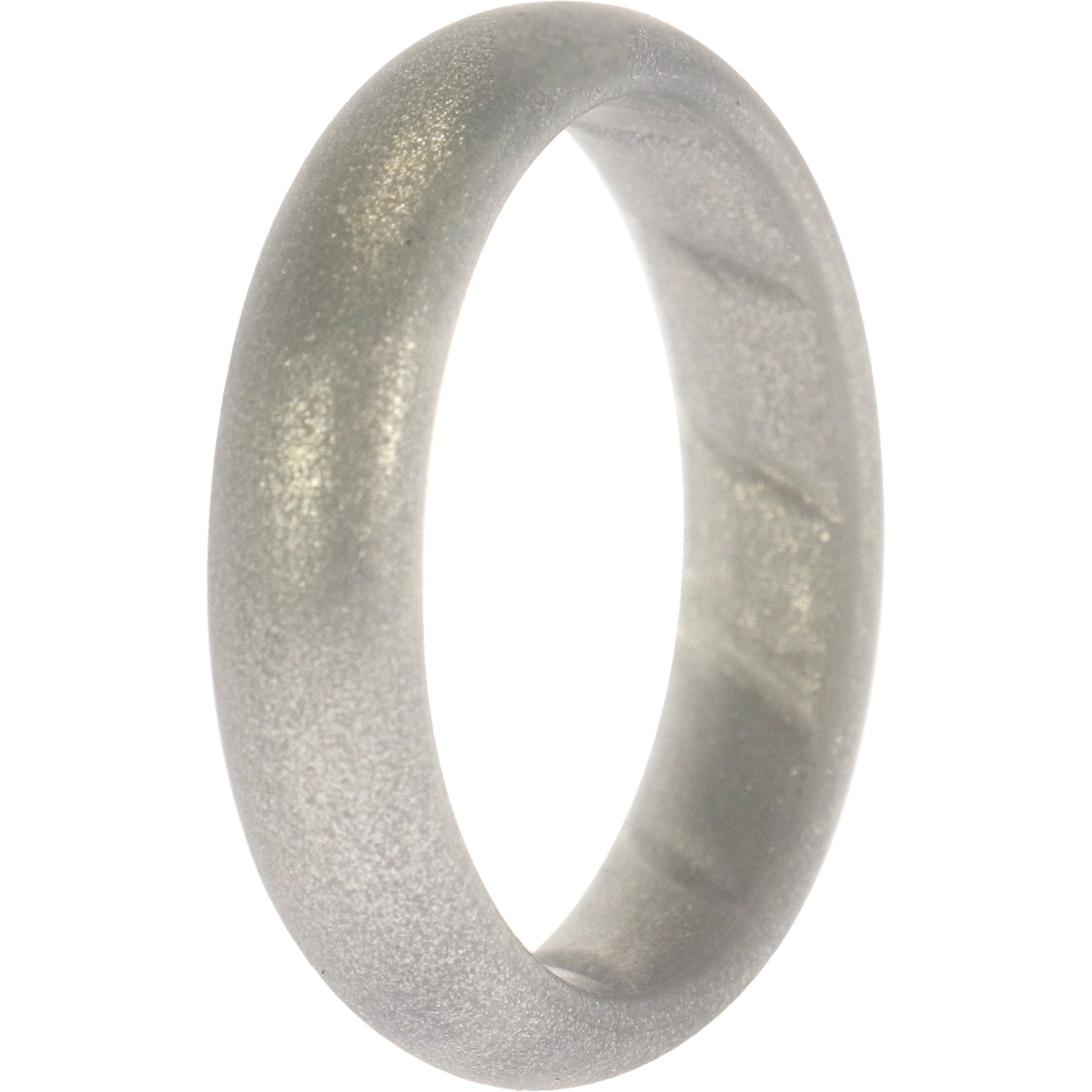 Silicone Wedding BR Solid Ring - Basic-Silver by ROQ for Women - 11 mm Ring