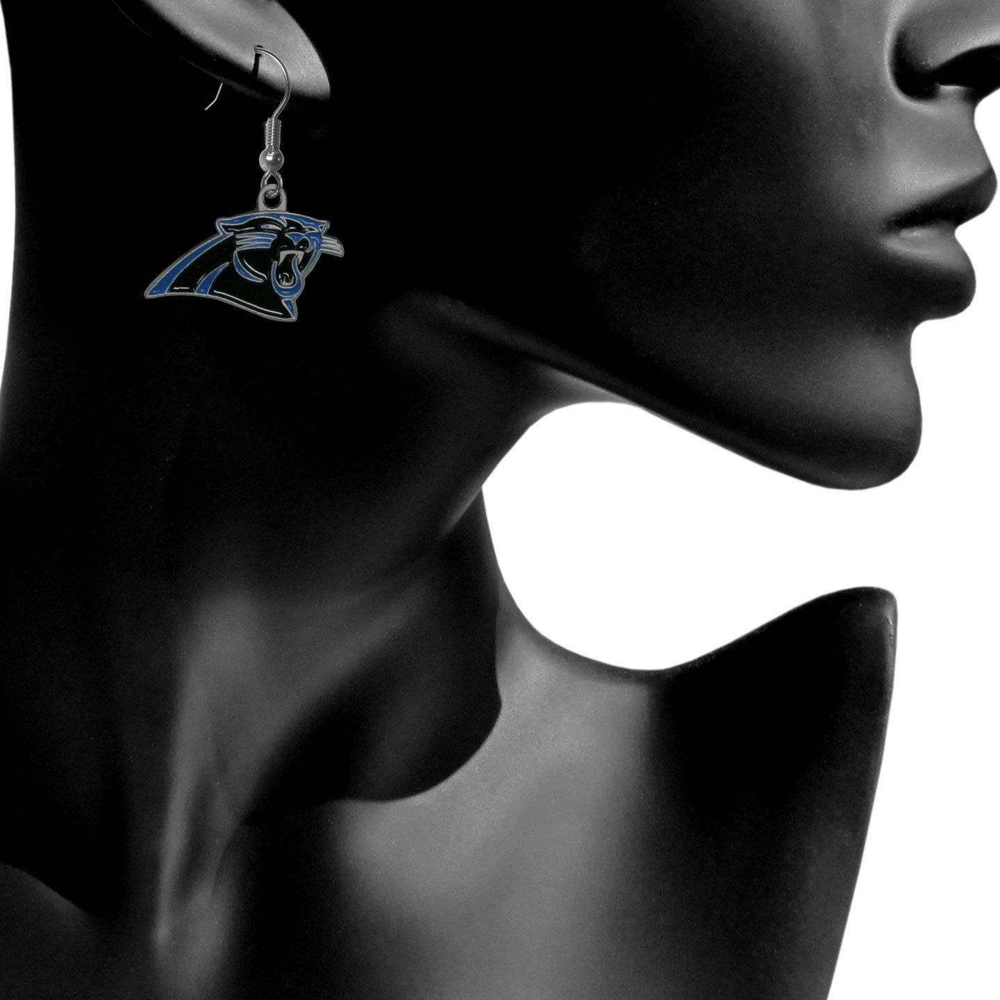 Carolina Panthers Dangle Earrings - Special Order