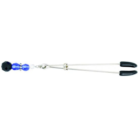 Beaded clit clamp With Tweezer Tip Blue(D0102H7HAQ7)