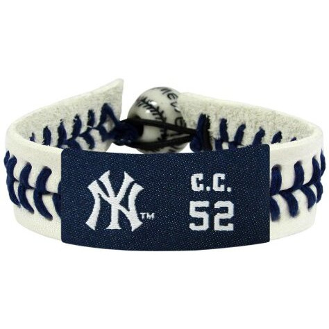 New York Yankees Bracelet Genuine Baseball CC Sabathia CO