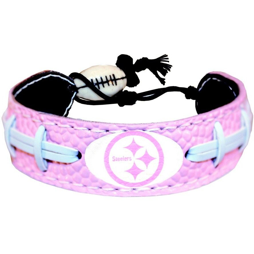 Pittsburgh Steelers Bracelet Pink Football CO