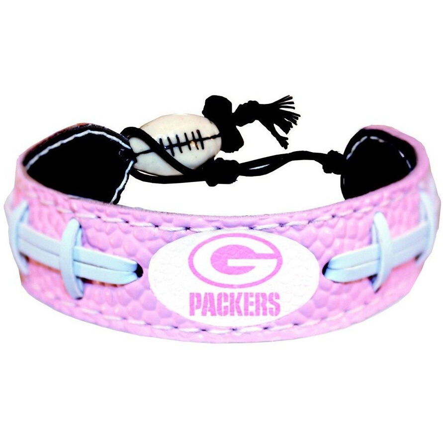Green Bay Packers Bracelet Pink Football CO