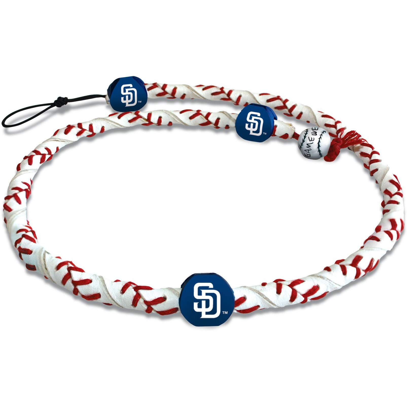 San Diego Padres Necklace Frozen Rope Classic Baseball CO