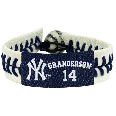New York Yankees Bracelet Genuine Baseball Curtis Granderson CO