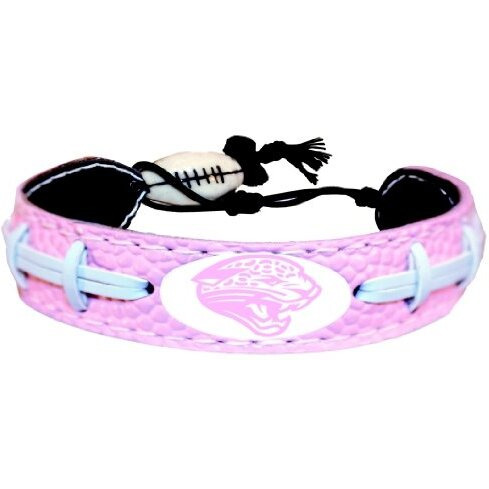 Jacksonville Jaguars Bracelet Pink Football CO