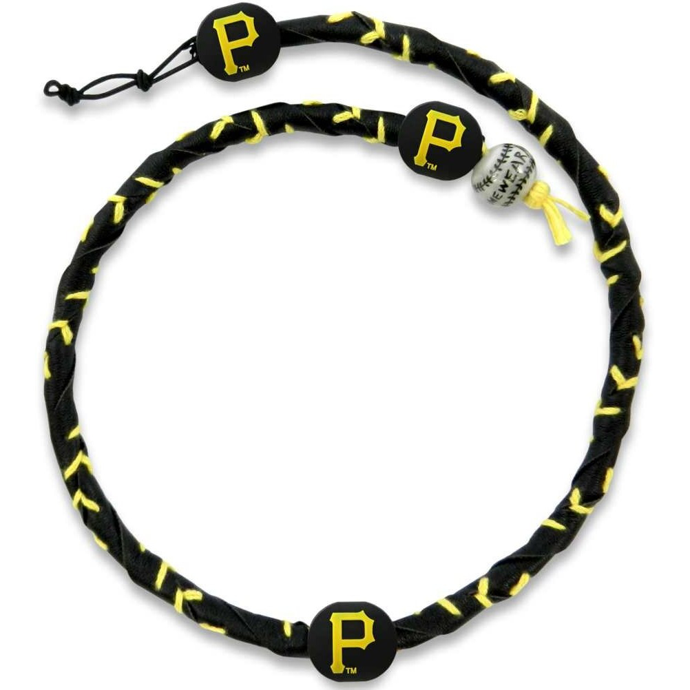 Pittsburgh Pirates Necklace Frozen Rope Team Color Baseball CO